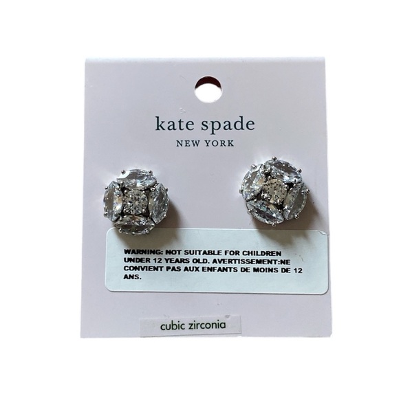 Kate Spade New York Flying Colors Marquise Cluster Studs - Picture 1 of 2